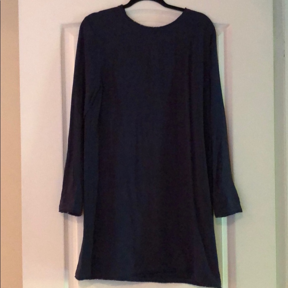 Navy long sleeve dress